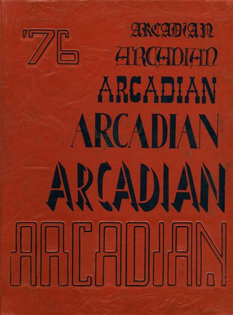 1976 yearbook from Arcadia High School from Arcadia, California