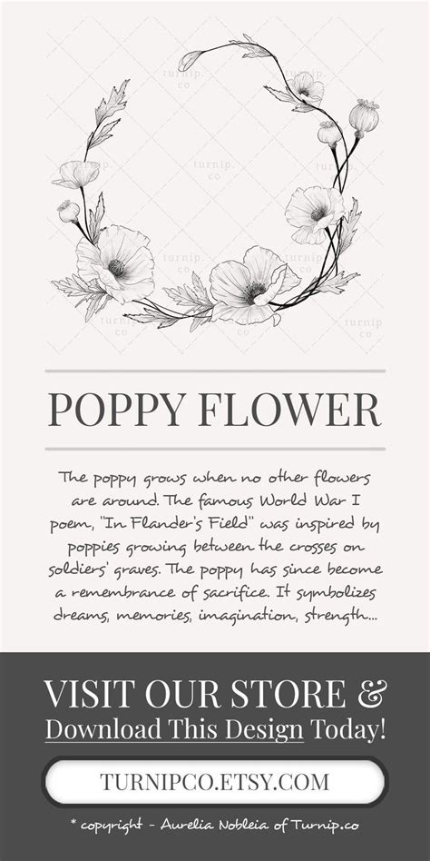 Poppy Flower Tattoo, Birth Flower Tattoos, Flower Frame Png, Flower ...