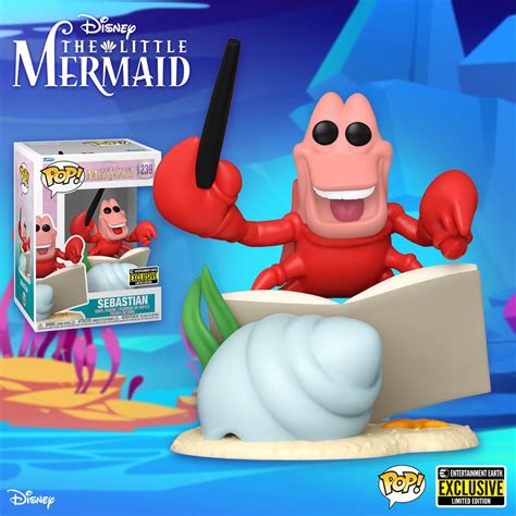 The Little Mermaid Sebastian Pop! Vinyl Figure - Entertainment Earth ...