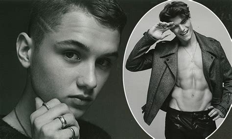 Jude Law's son Rafferty, 17, makes his glossy magazine debut modelling ...