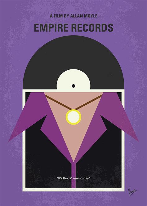 No750 My Empire Records minimal movie poster Digital Art by Chungkong ...