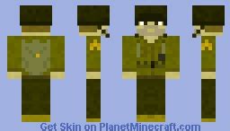 WW2 soldier v2 Minecraft Skin