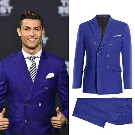 Steal CR7⃣ style! ⚽ We replicated Cristiano Ronaldo The Best Awards 2017 suit with Tailor4less ...