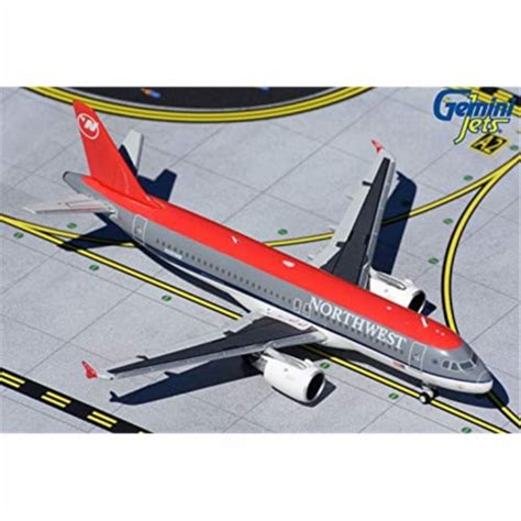 Gemini Jets GJ371 Northwest Airlines Airbus A320-200 Scale 1-400 ...