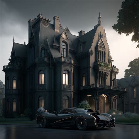 Bruce Wayne Mansion in 2023 | Dream house exterior, Gothic house ...