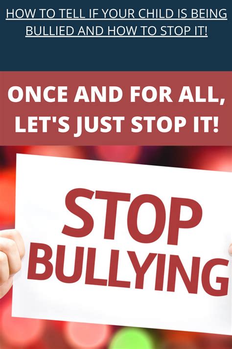 Signs Of Bullying And What You Can Do About It! - The UnPopular Mom