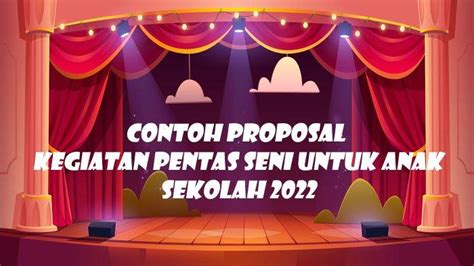 Contoh Proposal Kegiatan Pentas Seni di Sekolah Khususnya OSIS, Terlengkap 2022 - Tribunsumsel.com