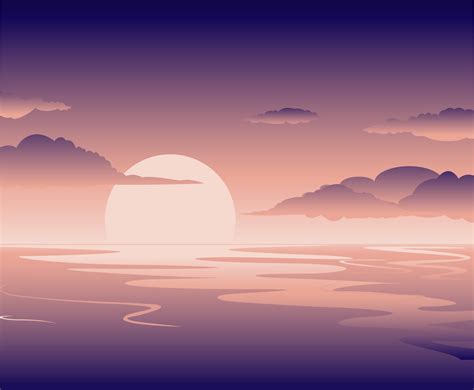 Sunset Design Background Vector Vector Art & Graphics | freevector.com