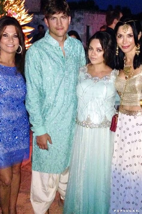 Ashton Kutcher and Mila Kunis at an Indian Wedding | Photos | POPSUGAR Celebrity Photo 4