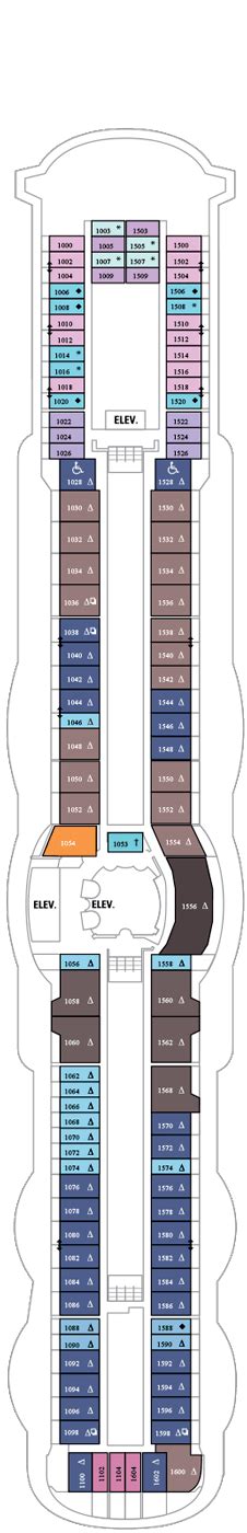 Serenade of the Seas Deck plan & cabin plan