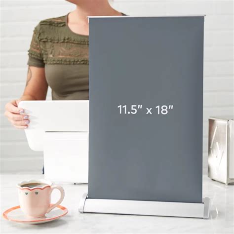 Table Top Retractable Banners, Table Top Banner Stands | Vistaprint ...