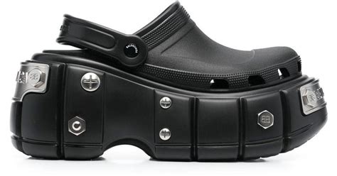 Balenciaga X Crocs Hardcrocs Sandals in Black for Men | Lyst Australia