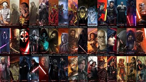 Sith Lords of Star Wars | Dark side star wars, Sith lord, Star wars the old