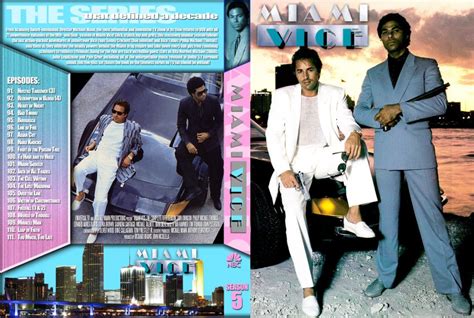 Miami Vice - Season 5 - TV DVD Custom Covers - Miami Vice - Season 5 :: DVD Covers