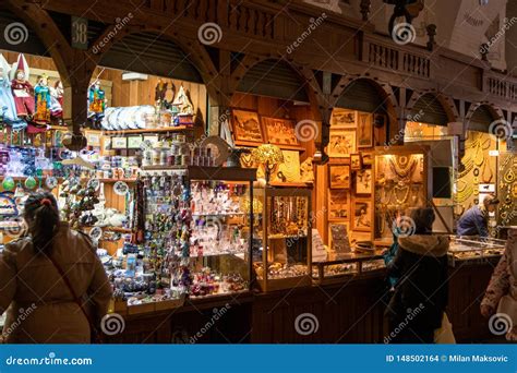 Inside of Old Sukiennice Cloth Hall Building on the Krakow Main Square ...