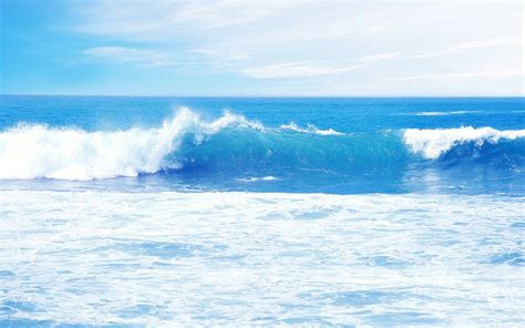 Naturaleza, paisaje, mar, océano, agua, olas, cielo, nubes, naturaleza, paisaje, mar, océano ...