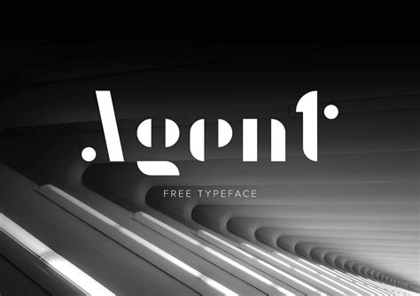 Agent Typeface Free Download - mameara