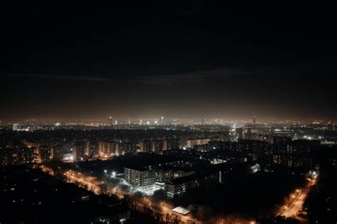 Premium Photo | Great view of city at night