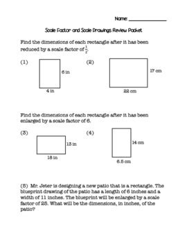 scale drawing worksheets 6th grade - arturoonpezipo