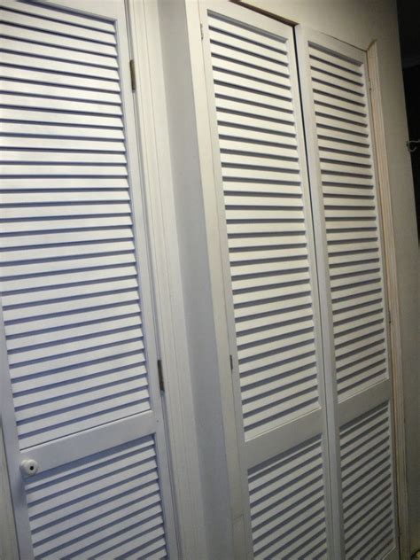 Painting Louvered Doors & Painting Louvered Doors Image Of Adjusting Louvered Closet Doors ...