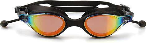 ICOUVA Swimming Goggles, Swim Goggles attached Ear Plugs for Adult Men Women No Leaking, Anti ...