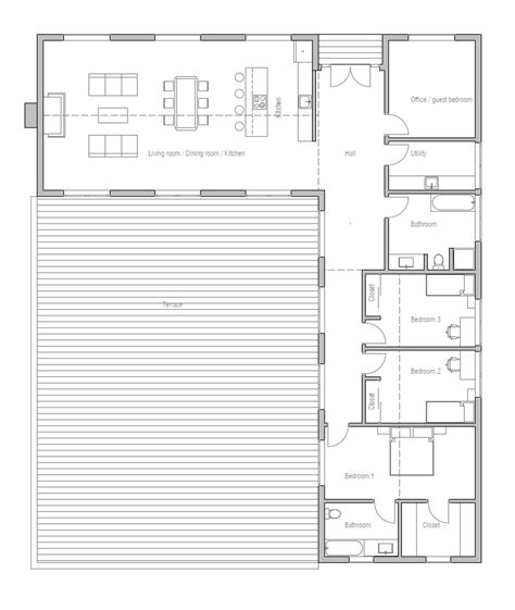 house design small-house-ch259 10 | L shaped house plans, House layout ...