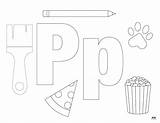 Letter P Coloring Pages  15 FREE Printabulls sketch template