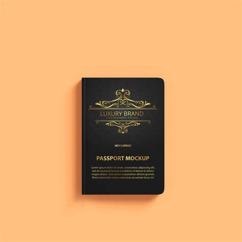 Free Passport Mockup PSD Template - Mockup Den