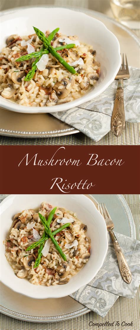 Mushroom Bacon Risotto | Recipe | Bacon risotto, Risotto recipes, Risotto