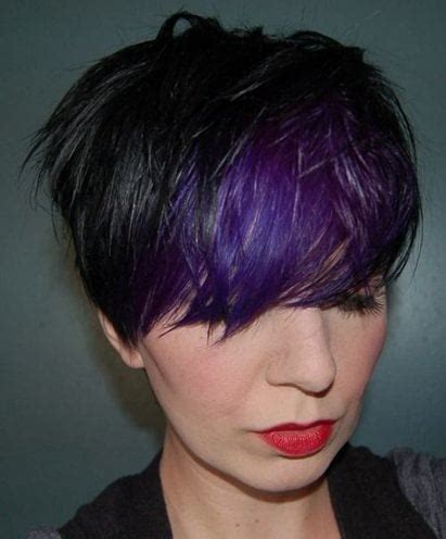 Trend Alert: Black And Purple Hair! Would You Dare?