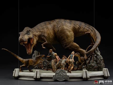 Jurassic Park - The Final Scene Statue by Iron Studios - The Toyark - News