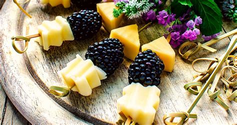 Blackberry Aged Cheese Skewers: | The Organic Kitchen Blog and Tutorials