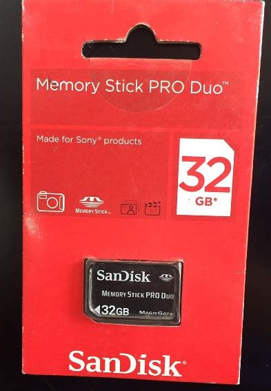 SanDisk Memory Stick Pro Duo 32GB