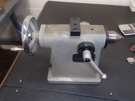 Lathe Tailstock Unit with Carbide Tipped Center, 8.25" Center Height - BTM Industrial