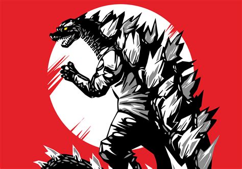 Godzilla Vector Logo