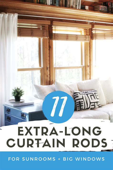 11+ Extra Long Curtain Rod Ideas that you can Make! – Craftivity Designs