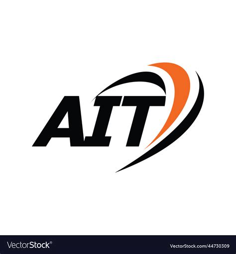 Ait monogram logo Royalty Free Vector Image - VectorStock