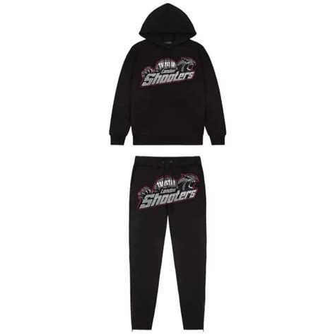 Trapstar London Shooters Hooded Tracksuit Blackout – Ice Kickz