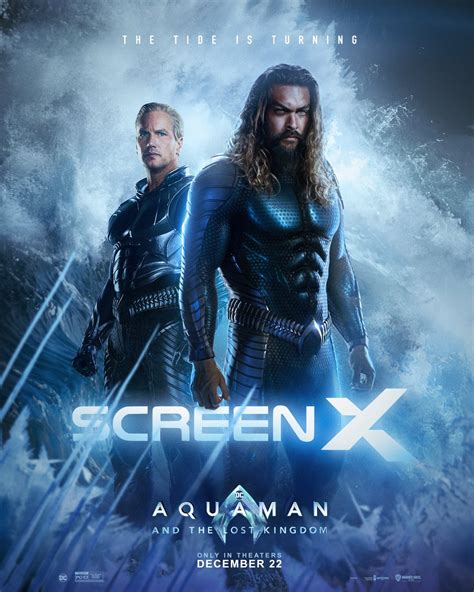 New poster for Aquaman and the Lost Kingdom (Screen X) : r/DC_Cinematic