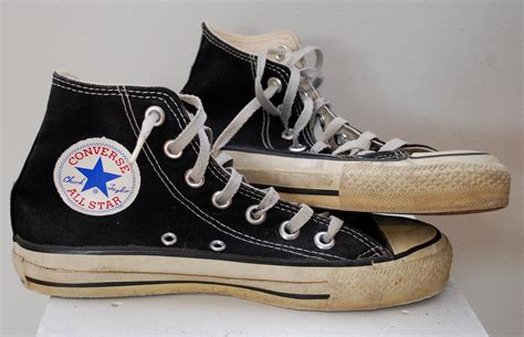 Vintage CONVERSE Chuck Taylor All Star High Top Sz 4.5 black