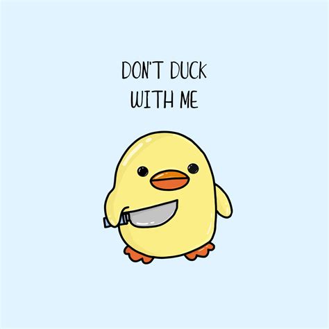 Download Cute Yellow Duck Drawing Picture | Wallpapers.com