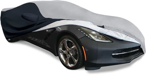 C7 Corvette Stingray Ultraguard Plus Car Cover - IndoorOutdoor Protection : GreyBlack, Full Car ...