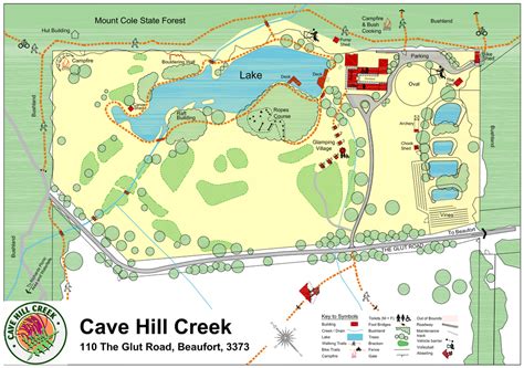 Site Map - Cave Hill Creek