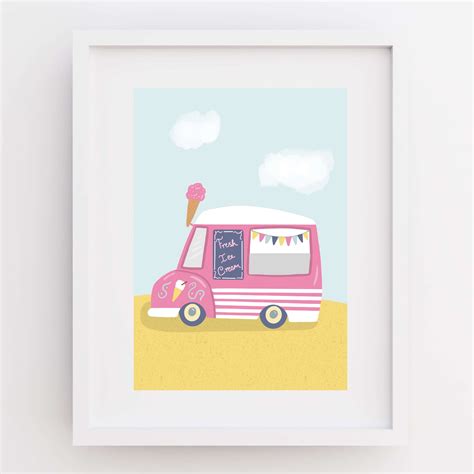 A4 print - Ice cream van – Independent Design Collective