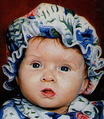 Oil Painting Medic: My Baby Portrait Painting Looks like a Small Adult