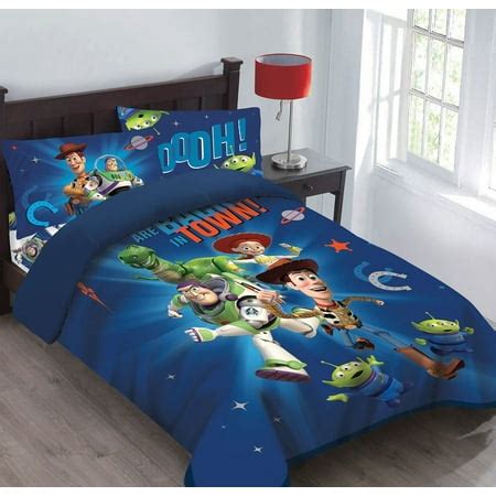 Twin Toy Story Disney BED IN A BAG Comforter Set W/Fitted Sheet And Pillowcase - Walmart.com