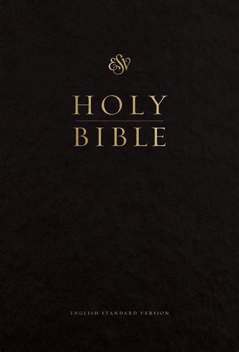 ESV Pew and Worship Bible, Large Print (Black) by English Standard