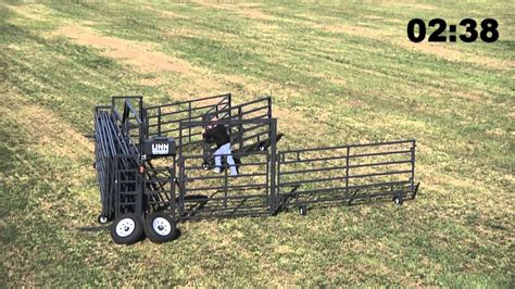 Wrangler Portable Corral Fold Up | Livestock Equipment - YouTube