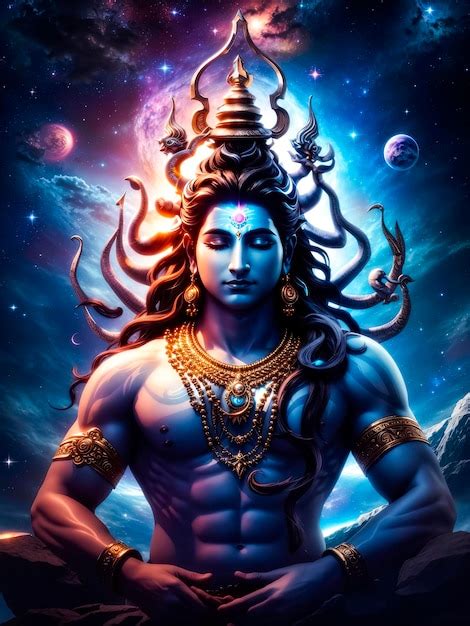 Premium AI Image | India culture Shiva