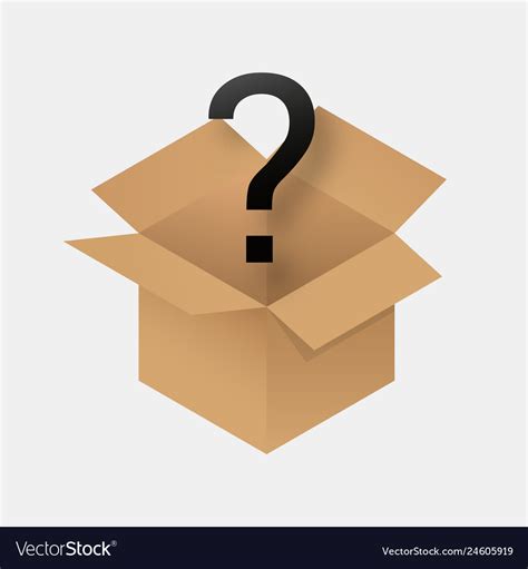 Mystery box icon Royalty Free Vector Image - VectorStock